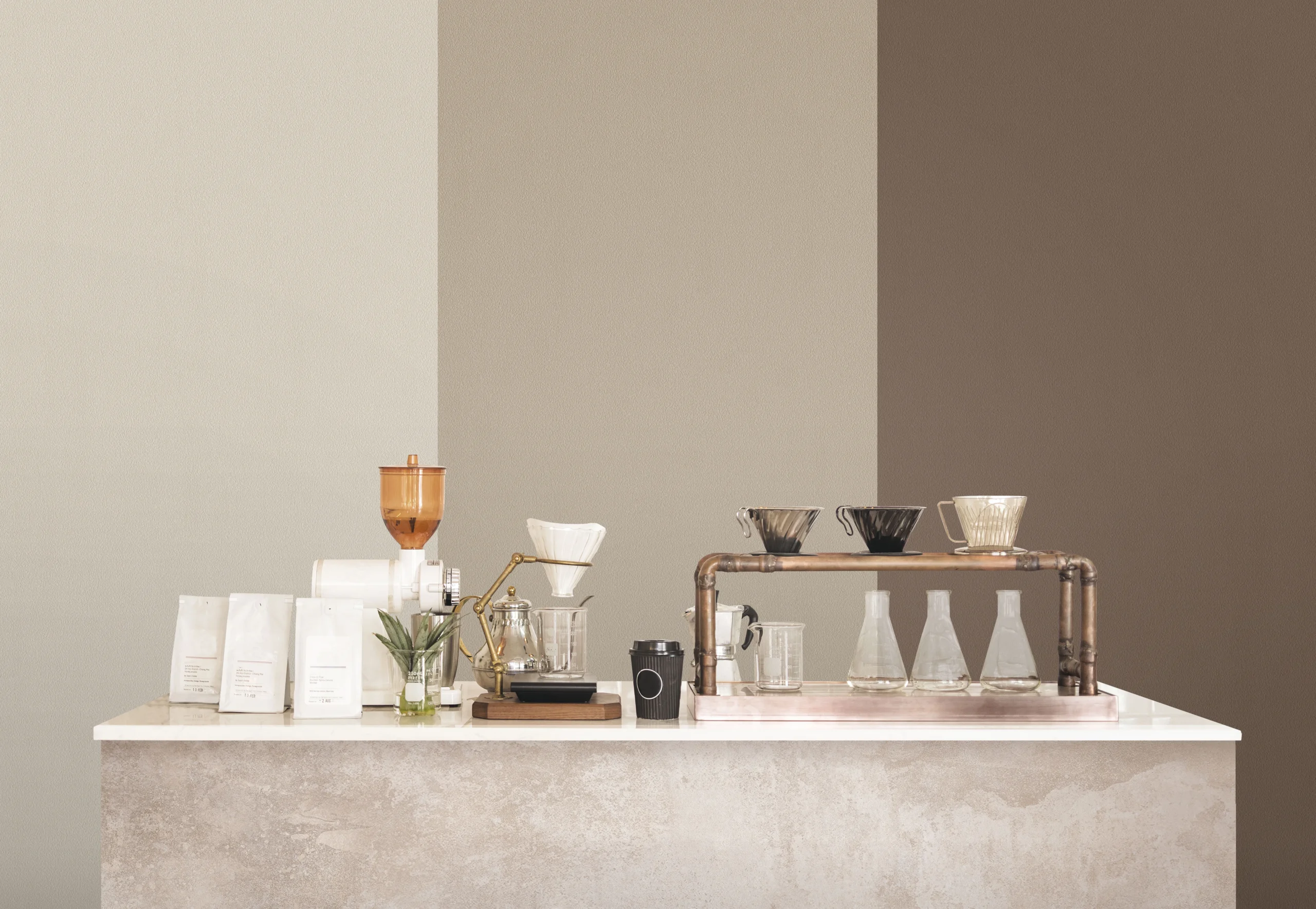 Beige Embossed Wallpaper – Understated Shimmer (24201-13)
